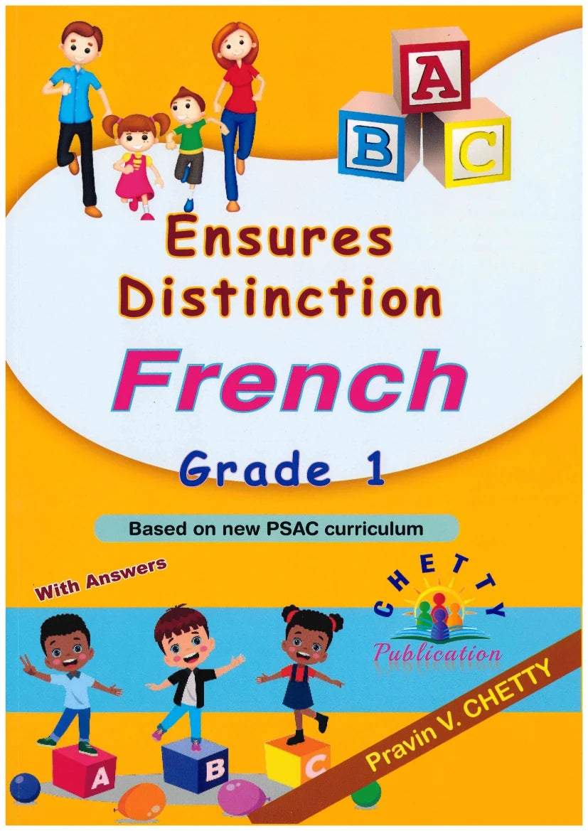 Ensures Distinction French Grade 1 - Pravin V. Chetty