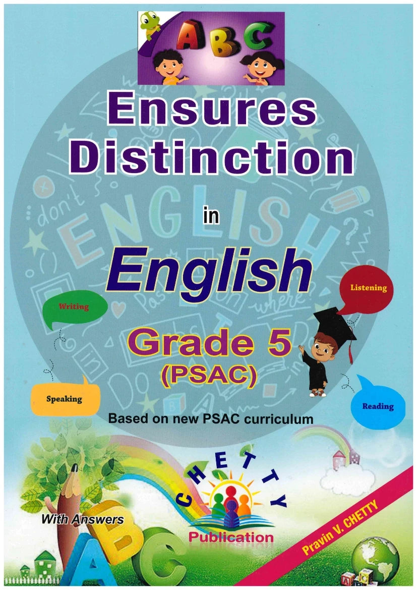 Ensures Distinction English Grade 5 - Pravin V. Chetty