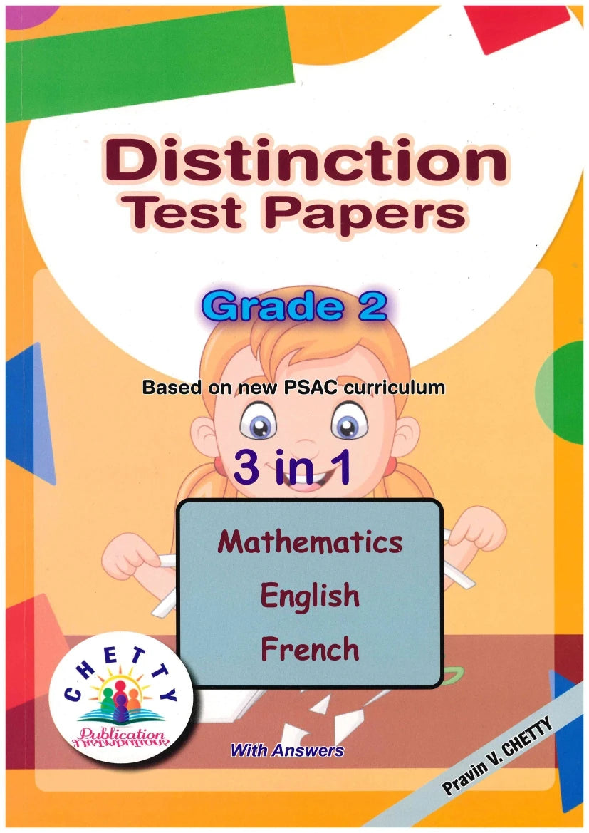 Distinction Mathematics/English/French Grade 2 3in1 - Pravin V. Chetty