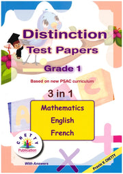 Distinction Grade 1 Mathematics/English/French 3in1 - Pravin V.Chetty