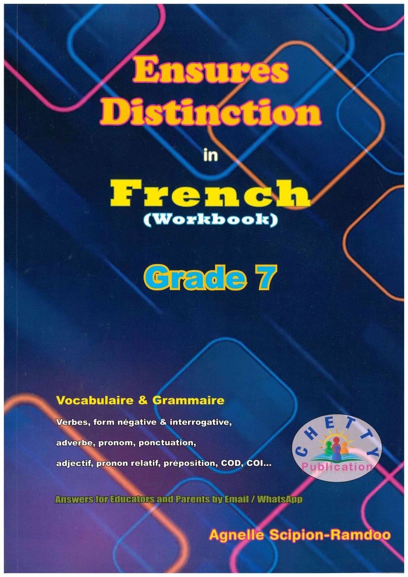 Ensures Distinction French Grade 7 - Agnelle Scipion- Ramdoo
