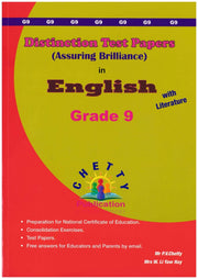 Distinction Test Papers English Grade 9 - P.V. Chetty