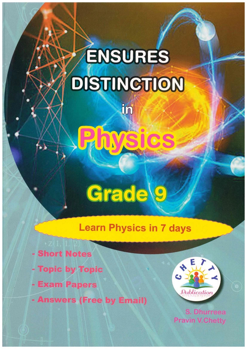 Ensures Distinction Physics Grade 9 - P.V. Chetty