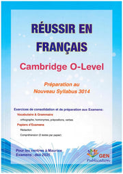Reussir En Francais Cambridge O-Level  3014 - P.V. Chetty