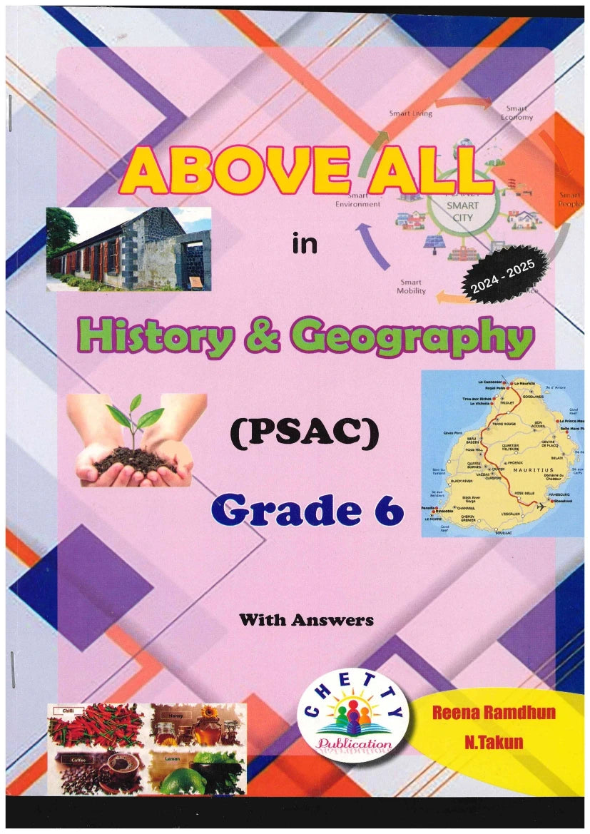 Above ALL History & Geography Grade 6 PSAC - Reena Ramdhun