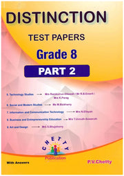 Distinction Test Papers  Part 2 Grade 8 - P.V. Chetty