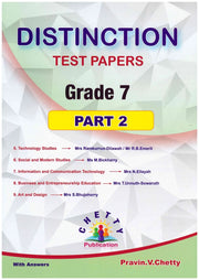 Distinction Test Papers Grade 7 Part 2 - P.V. Chetty