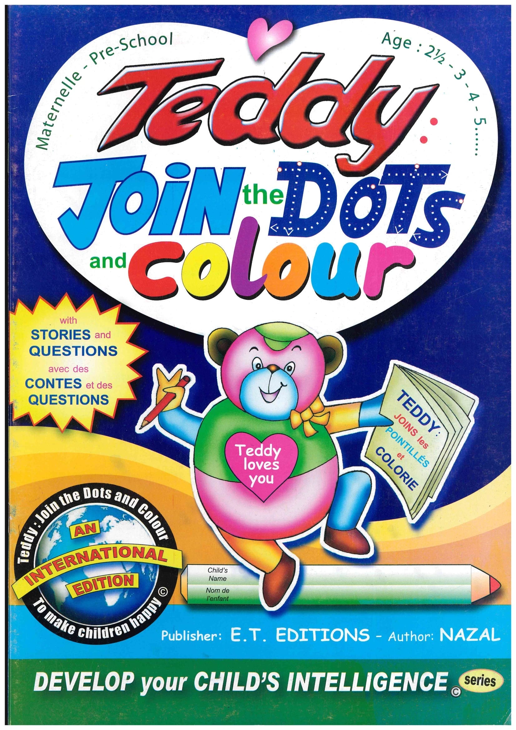 Teddy Join The Dots And Colour - Nazal Rosunally
