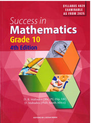 Success In Mathematics Grade 10 4th Edition - D.R. Mahadea