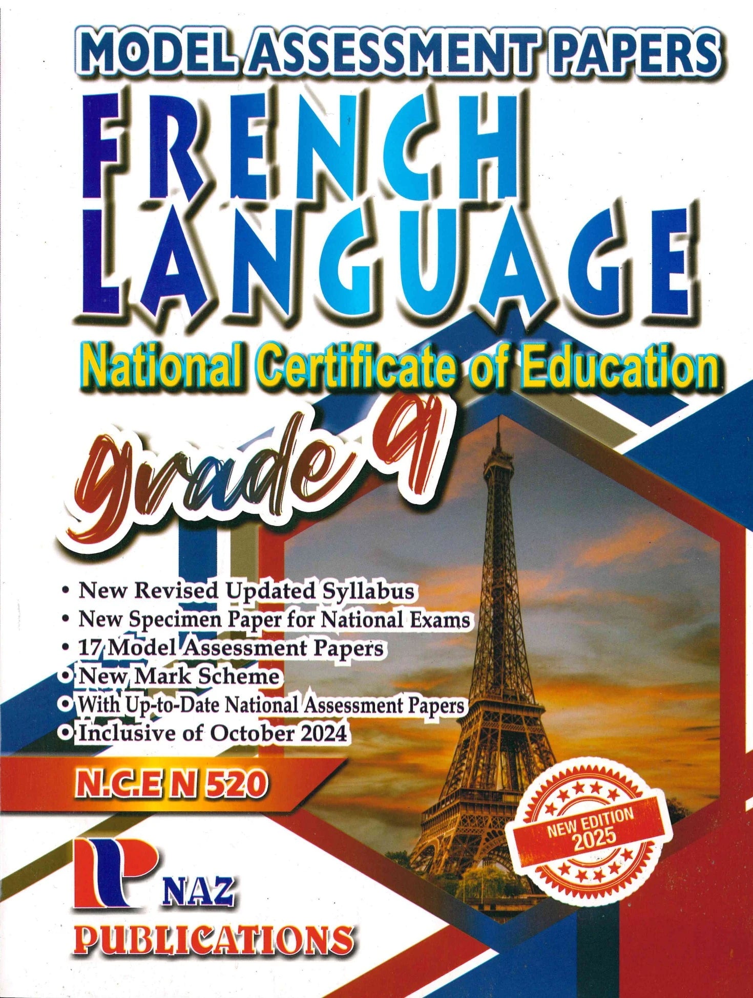 French Language Grade 9  N.C.E N520 NAZ Publications