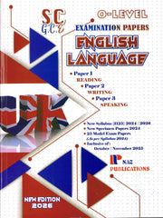 English Language  SC/GCE O-Level P1,2,3  1125 Edition 2026 - NAZ Publications