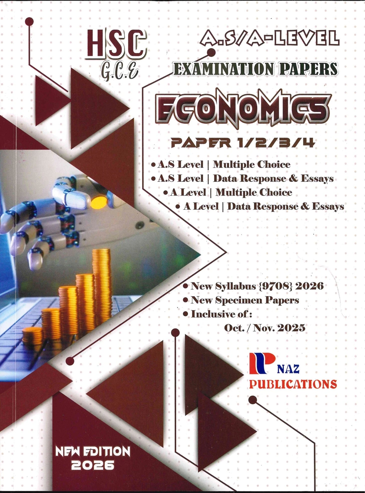 Economics HSC/GCE A/AS Level  9708 Paper 1/2/3/4 - NAZ Publications