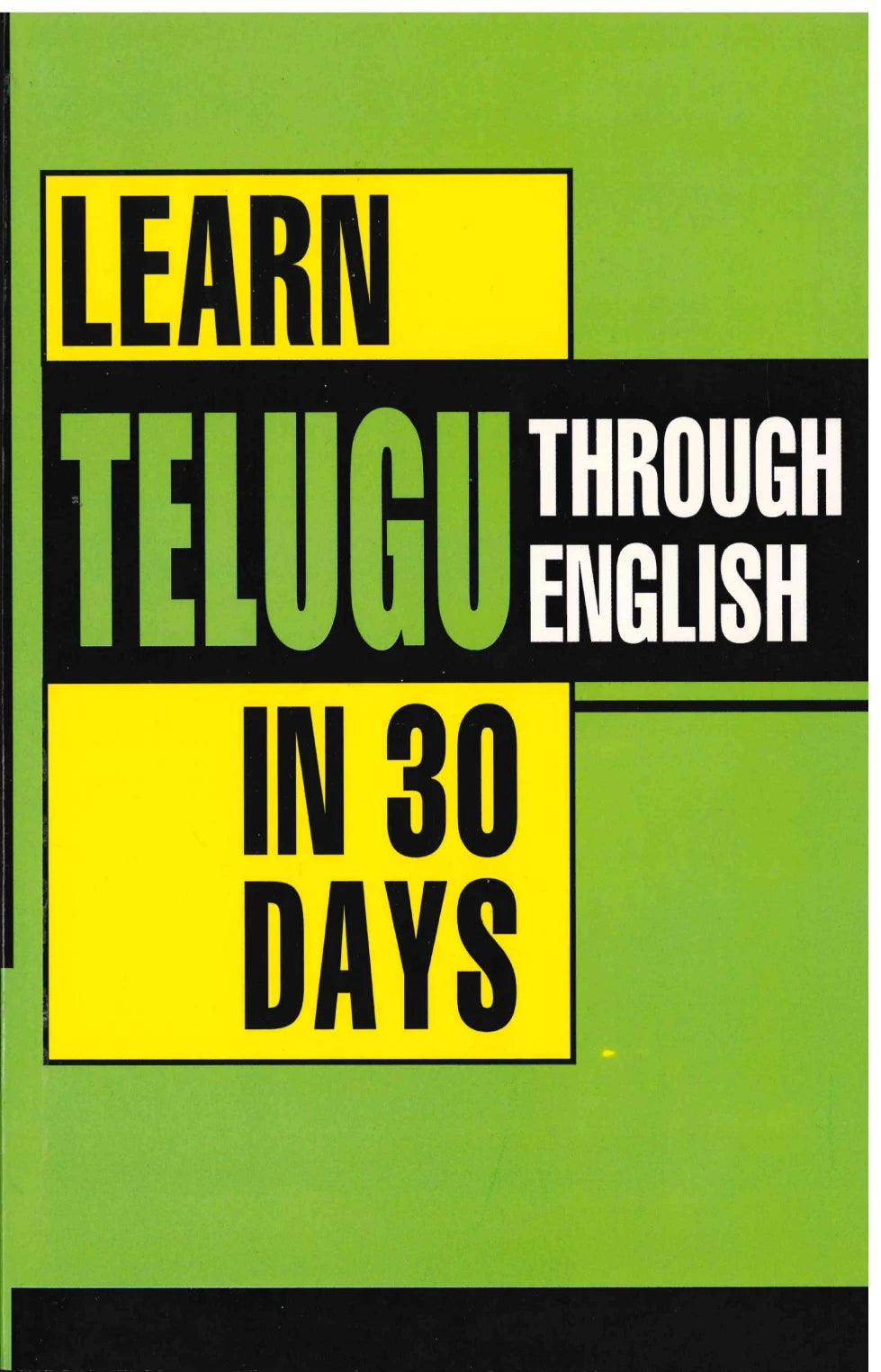Learn Telegu Through English  In 30 Days - Diamond Books