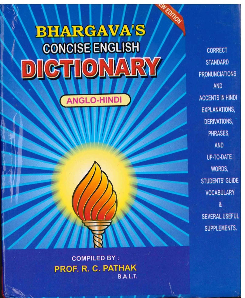 Concise English Dictionary - Anglo-Hindi - Bhargava's