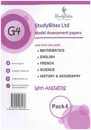 Model Assessment Paper MEF / SHG Pack  4 Grade 4 - StudyBites