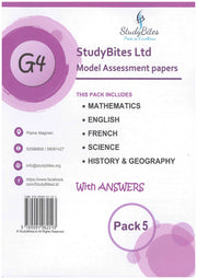 Model Assessment Paper MEF / SHG Pack 5 Grade 4 - StudyBites