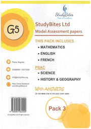 Model Assessment Paper MEF / SHG Pack 3 Grade 5 - StudyBites