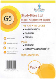 Model Assessment Paper MEF /  SHG Pack 4 Grade 5 - StudyBites