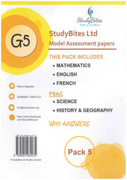 Model Assessment Paper MEF / SHG Pack 5 Grade 5 - StudyBites