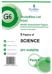 Model Assessment Paper Science Pack 1 Grade 6 - StudyBites