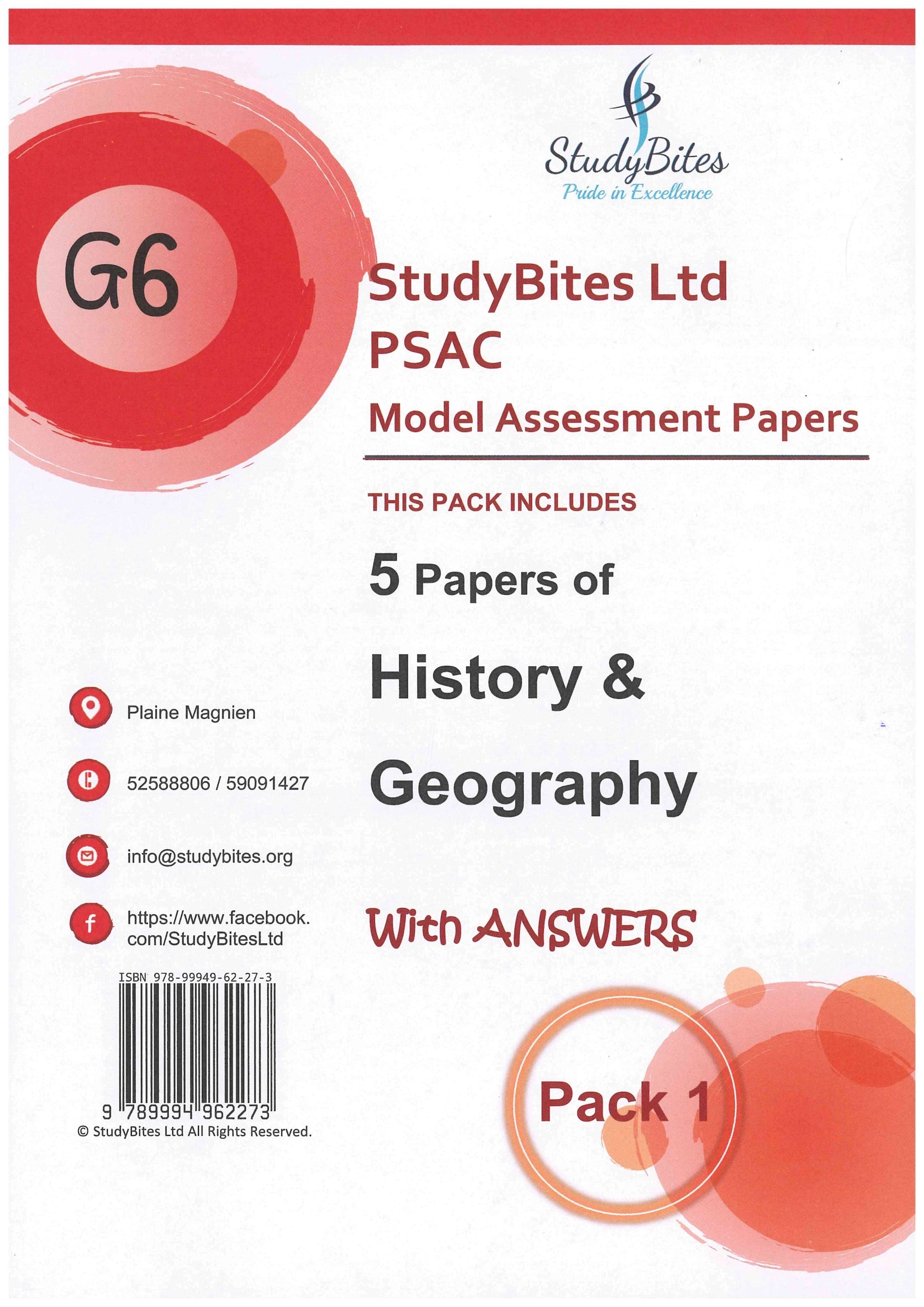Model Assessment Paper History & Geography Pack 1 Grade 6 - StudyBites
