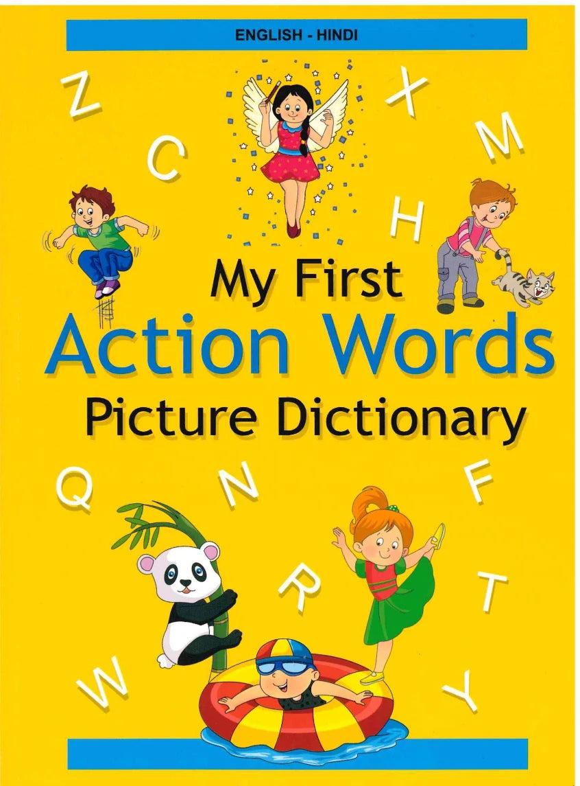 My First Action Words English/Hindi - Picture Dictionary - Star