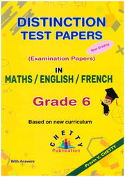 Distinction Mathematics/English/French Grade 6 PSAC - Pravin V. Chetty